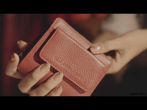 SP Lima Sleek Women’s Zip Around Wallet with a Pocket Outside in Genuine Leather