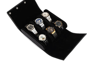 Brown Bear 6 Piece Watch Organizer in Genuine Leather Brown_bear_in