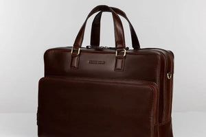 Tan Toscana Laptop Bag 01 Brown Bear