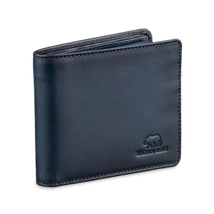 Manhattan Men’s Wallet with Coin Pocket, ID and RFID… — Colour Options | Brown Bear Leather