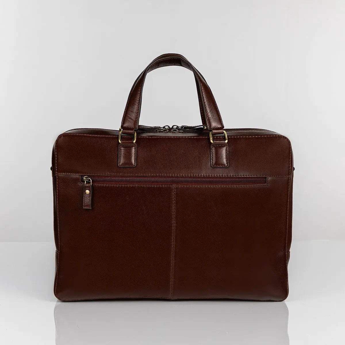 Tan Toscana Laptop Bag 01 Brown Bear