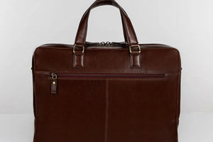 Tan Toscana Laptop Bag 01 Brown Bear