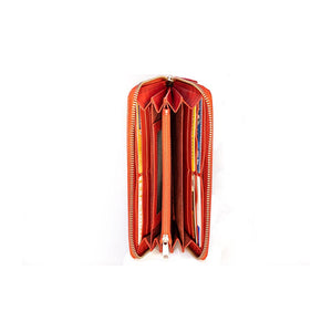 SP Elena Zip Around Women's hanging wallet in Genuine Leather