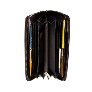 SP Elena Zip Around Women's hanging wallet in Genuine Leather