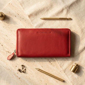 SP Elena Zip Around Women's hanging wallet in Genuine Leather