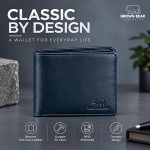 Manhattan Men’s Wallet with Coin Pocket, ID and RFID Technology