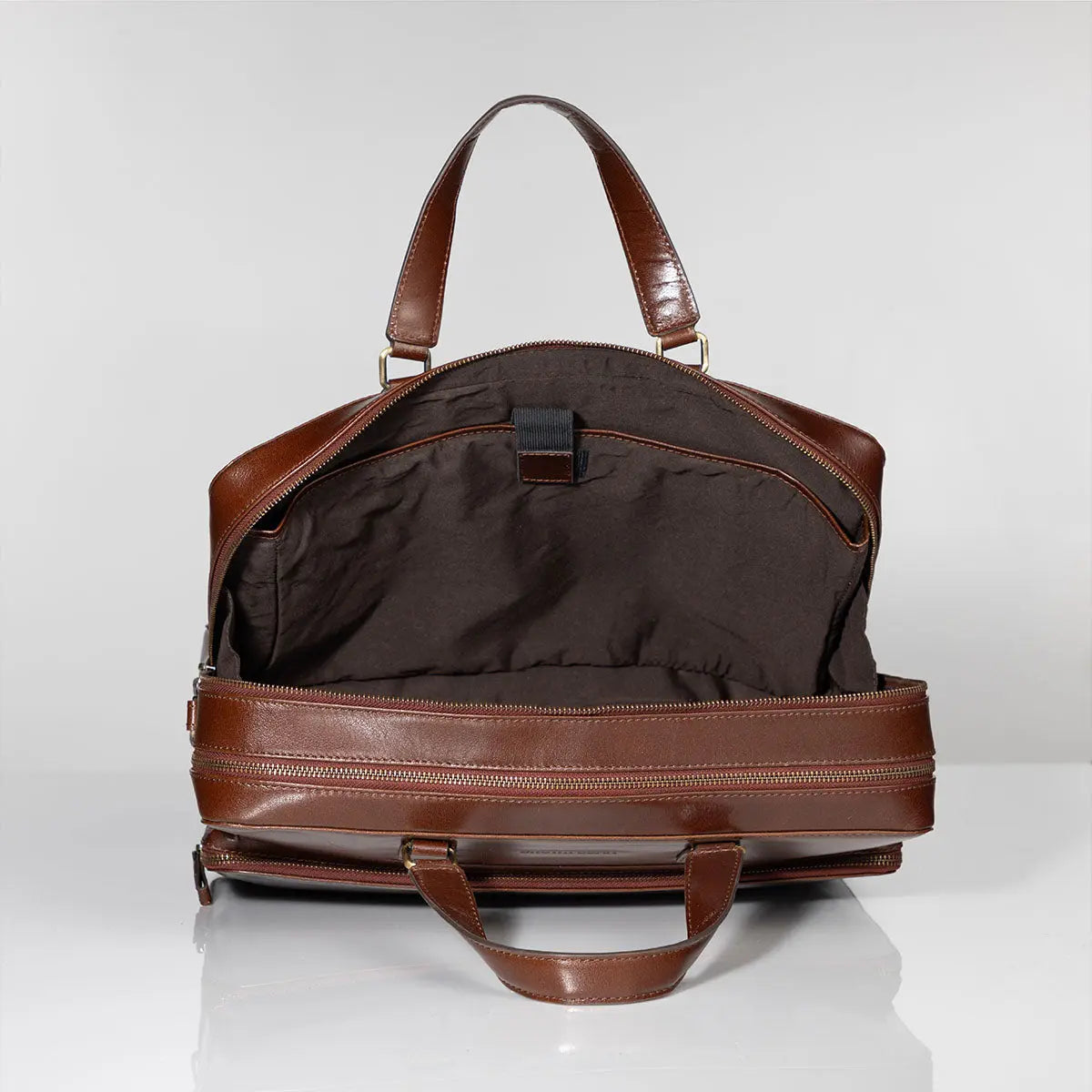 Tan Toscana Laptop Bag 01 Brown Bear