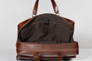 Tan Toscana Laptop Bag 01 Brown Bear