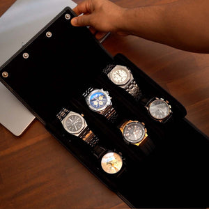 Brown Bear 6 Piece Leather Watch Storage in Genuine … — Detail View 25 | Brown Bear Leather