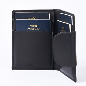 Luxury Genuine Leather Passport Holder — Detail View 19 | Brown Bear Leather