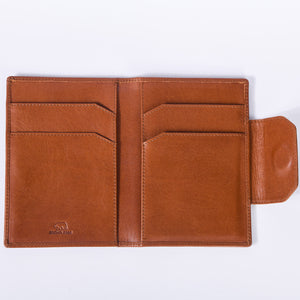 Luxury Genuine Leather Passport Holder — Detail View 22 | Brown Bear Leather