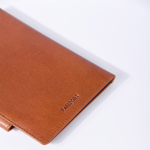 Luxury Genuine Leather Passport Holder — Detail View 26 | Brown Bear Leather