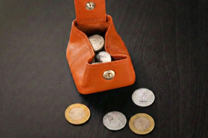BB COIN HOLDER — Lifestyle Shot | Brown Bear Leather