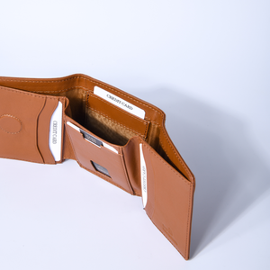 Brown Bear Slim Line Tri Fold Wallet — Detail View 18 | Brown Bear Leather
