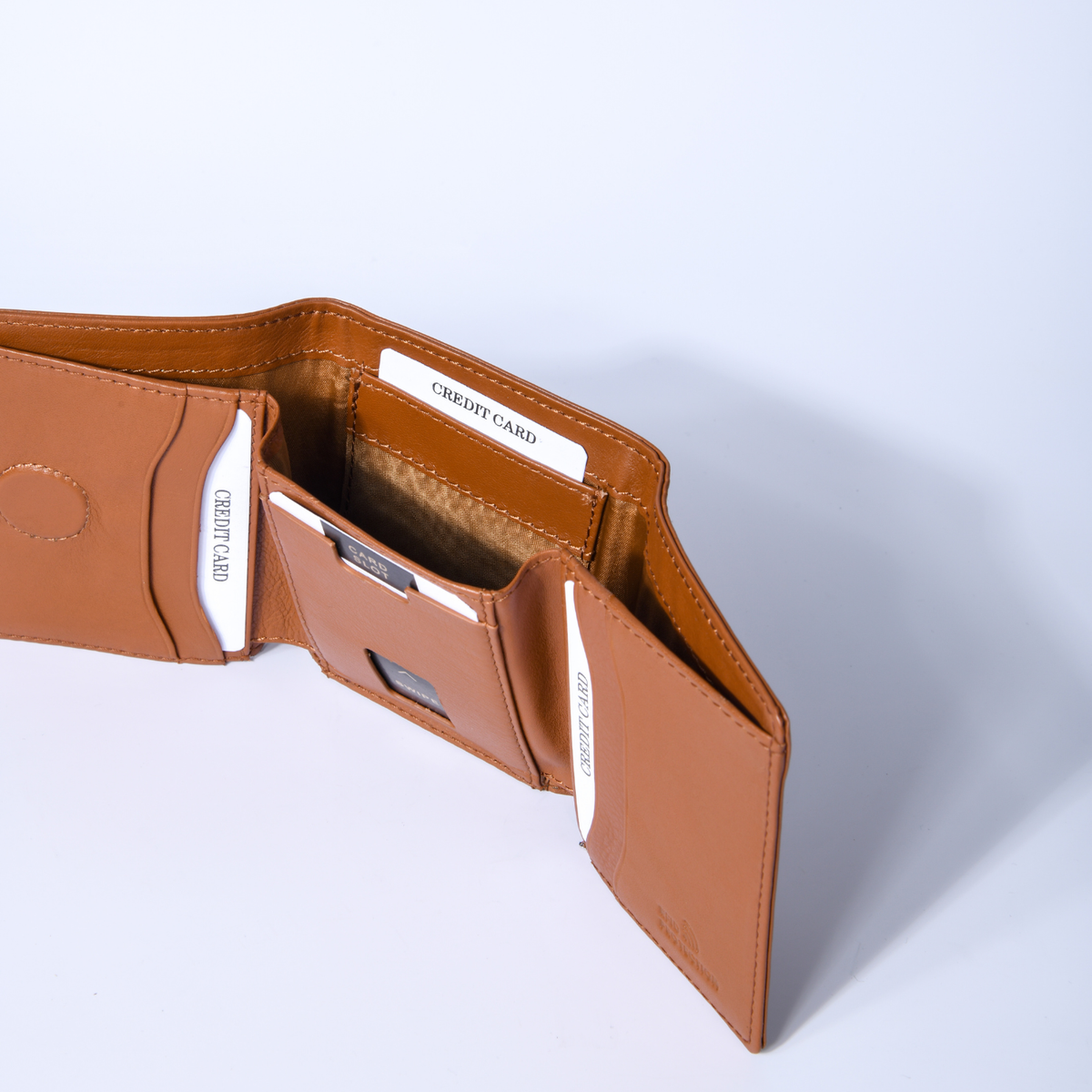 Brown Bear Slim Line Tri Fold Wallet