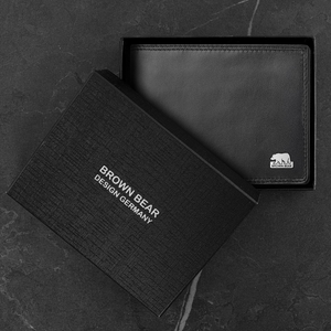 Classic Heritage Genuine Leather Wallet for Men | Br… — Detail View | Brown Bear Leather