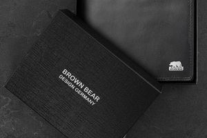 Classic Heritage Genuine Leather Wallet for Men | Br… — Detail View | Brown Bear Leather