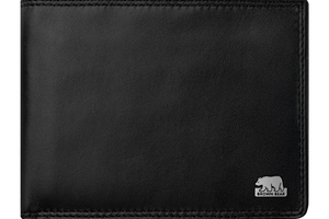 Classic Heritage Genuine Leather Wallet for Men | Br… — Close-up | Brown Bear Leather