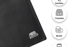Classic Heritage Genuine Leather Wallet for Men | Br… — Lifestyle Shot | Brown Bear Leather