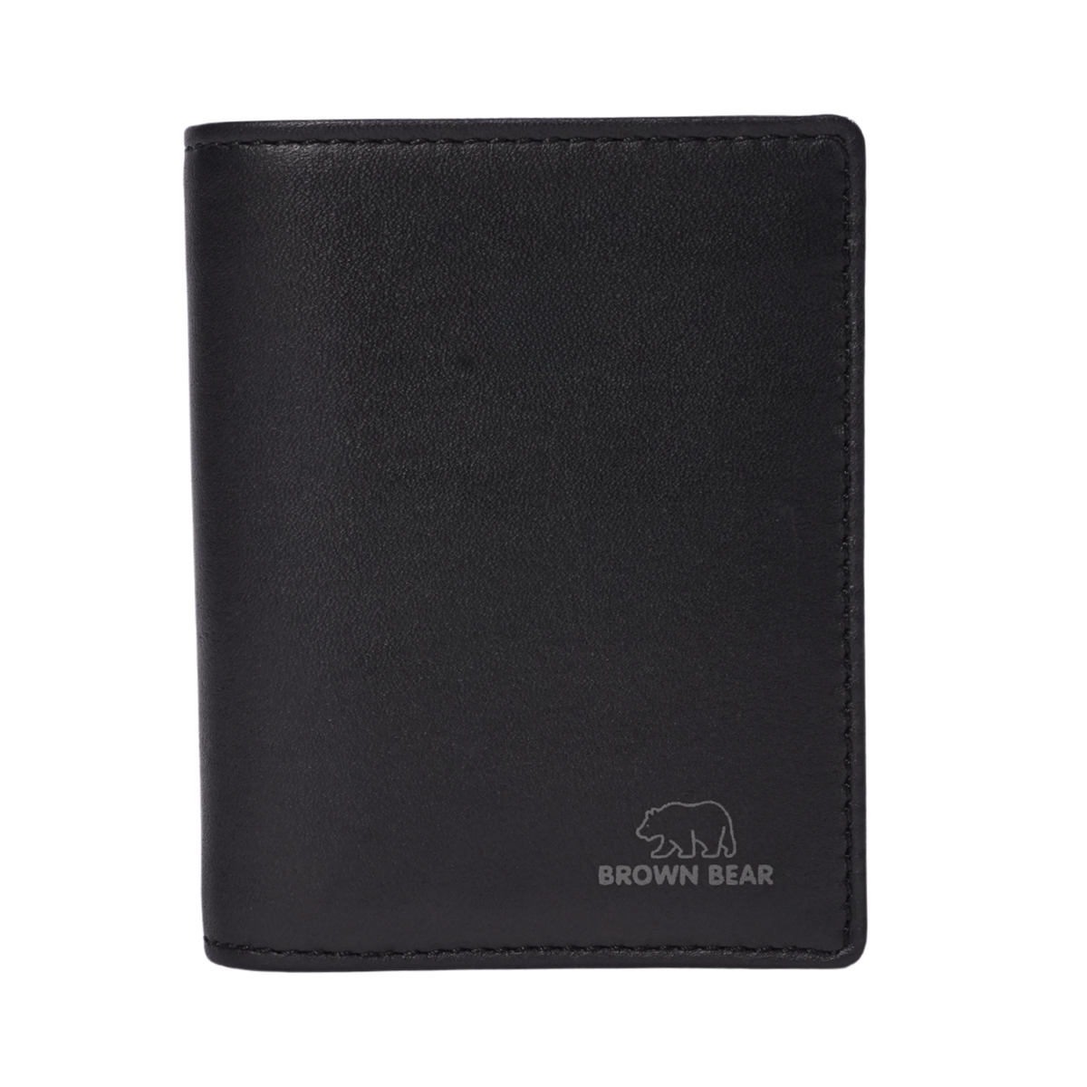 Brown Bear Slim Line Tri Fold Wallet