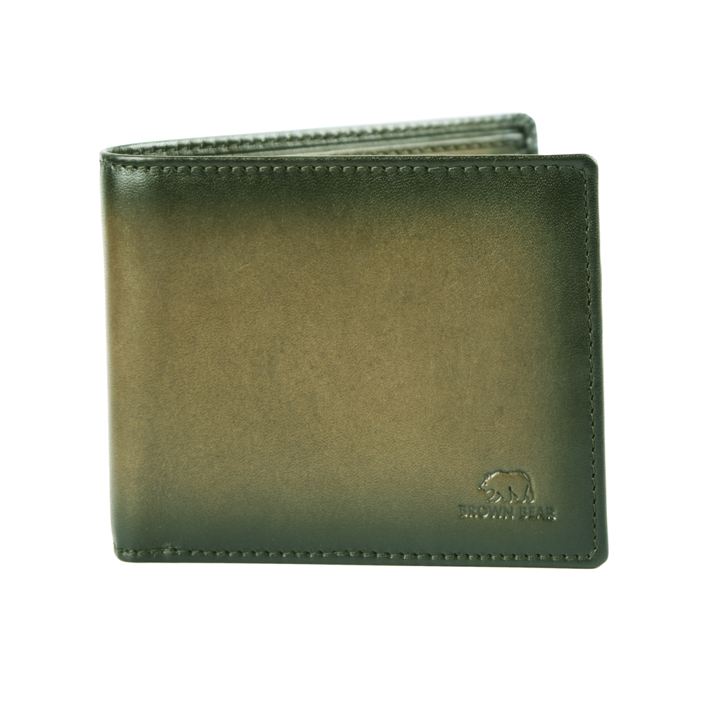 Manhattan Men’s Wallet with Coin Pocket, ID and RFID… — Size Reference | Brown Bear Leather