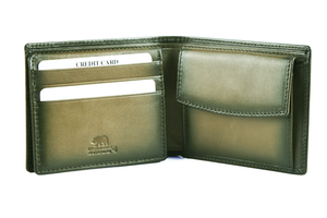 Manhattan Men’s Wallet with Coin Pocket, ID and RFID… — Detail View 15 | Brown Bear Leather
