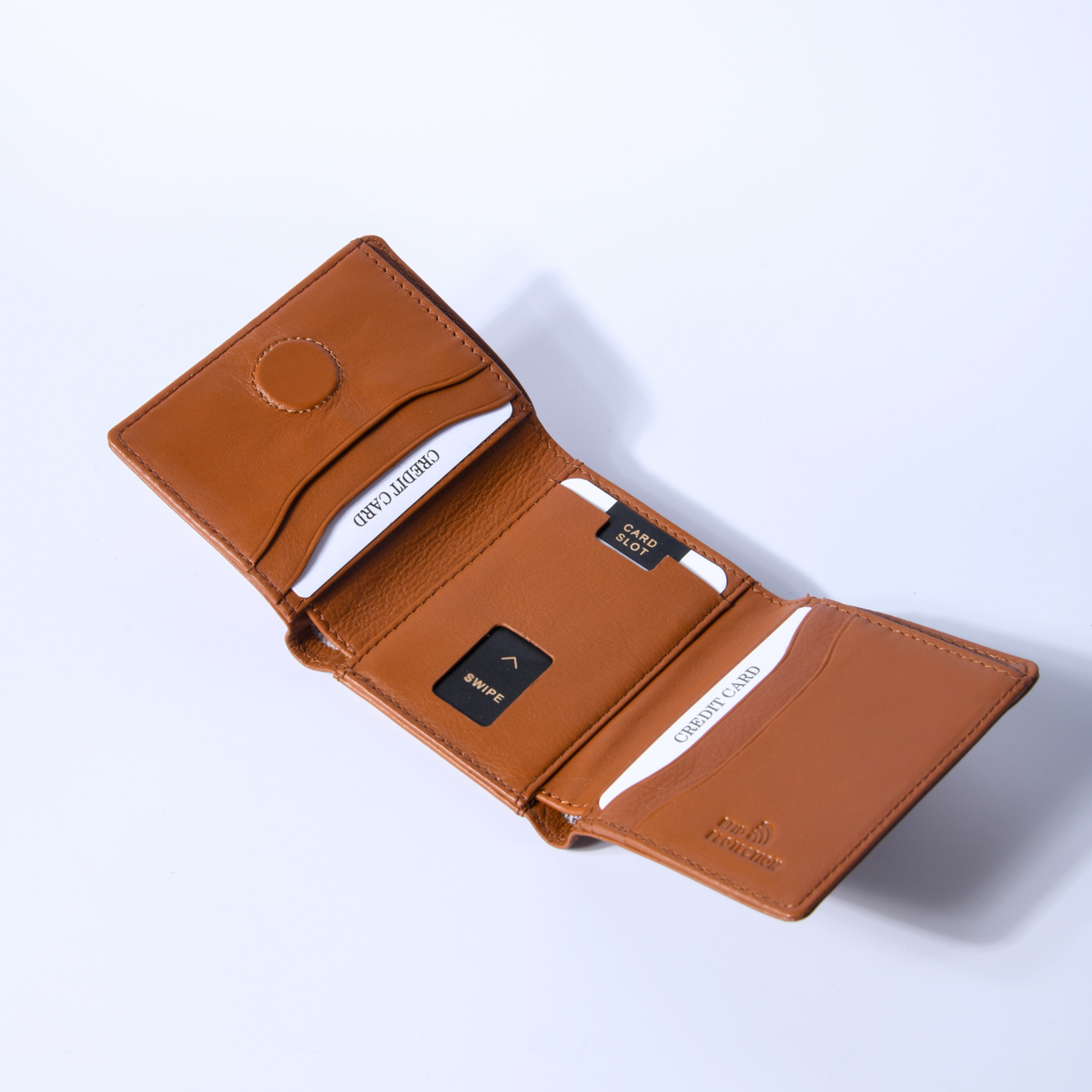 Brown Bear Slim Line Tri Fold Wallet