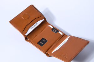 Brown Bear Slim Line Tri Fold Wallet — Detail View 15 | Brown Bear Leather
