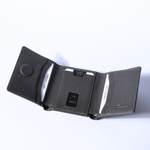 Brown Bear Slim Line Tri Fold Wallet — Detail View 14 | Brown Bear Leather