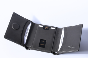 Brown Bear Slim Line Tri Fold Wallet — Detail View 14 | Brown Bear Leather