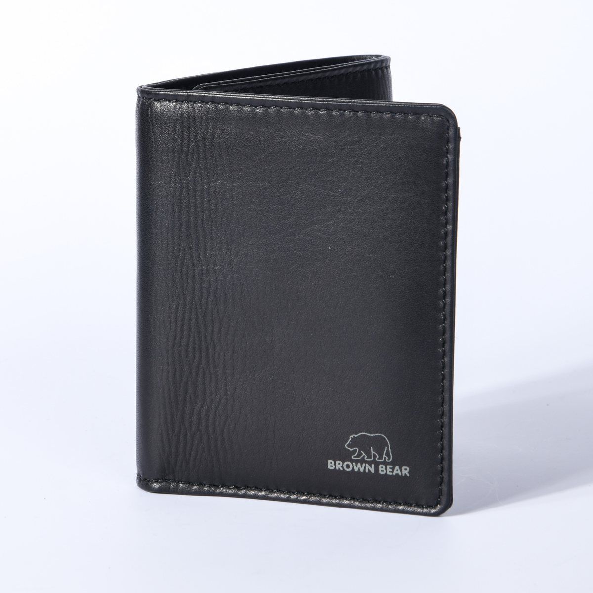 Brown Bear Slim Line Tri Fold Wallet