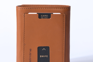 Brown Bear Slim Line Tri Fold Wallet — Detail View 17 | Brown Bear Leather