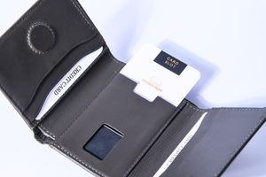 Brown Bear Slim Line Tri Fold Wallet — Detail View 23 | Brown Bear Leather