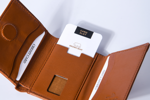 Brown Bear Slim Line Tri Fold Wallet — Detail View 24 | Brown Bear Leather
