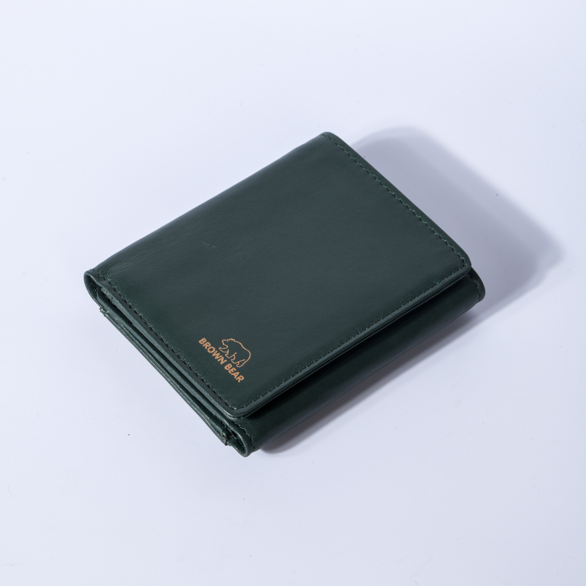 Brown Bear Slim Line Tri Fold Wallet