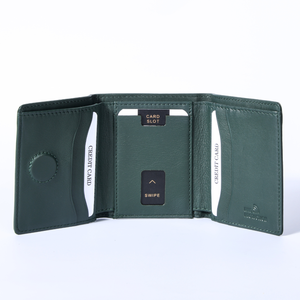Brown Bear Slim Line Tri Fold Wallet — Detail View 28 | Brown Bear Leather