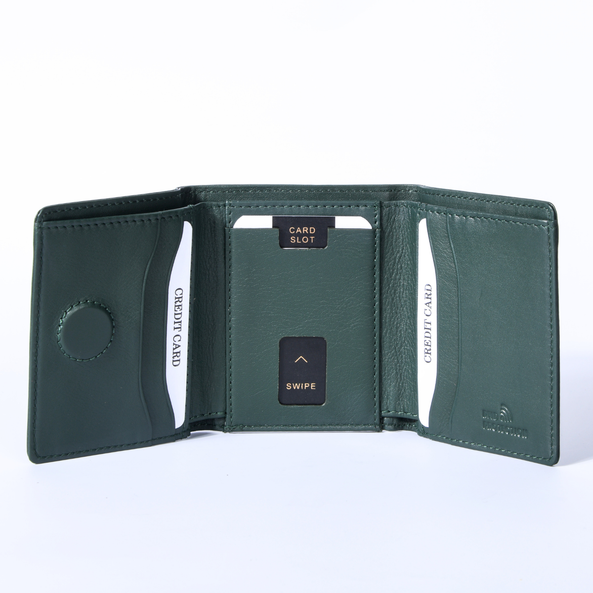 Brown Bear Slim Line Tri Fold Wallet