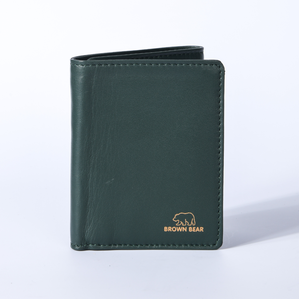 Brown Bear Slim Line Tri Fold Wallet — Detail View 30 | Brown Bear Leather