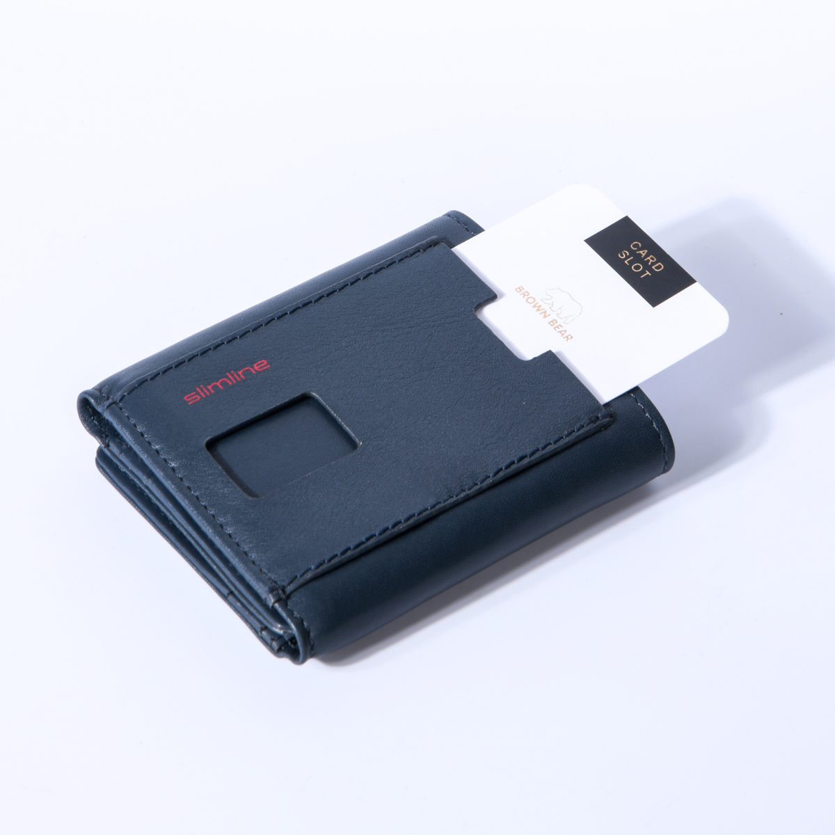 Brown Bear Slim Line Tri Fold Wallet