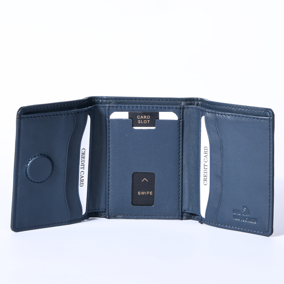 Brown Bear Slim Line Tri Fold Wallet