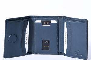 Brown Bear Slim Line Tri Fold Wallet — Detail View 33 | Brown Bear Leather