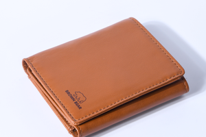 Brown Bear Slim Line Tri Fold Wallet — Genuine Full-Grain Leather | Brown Bear India