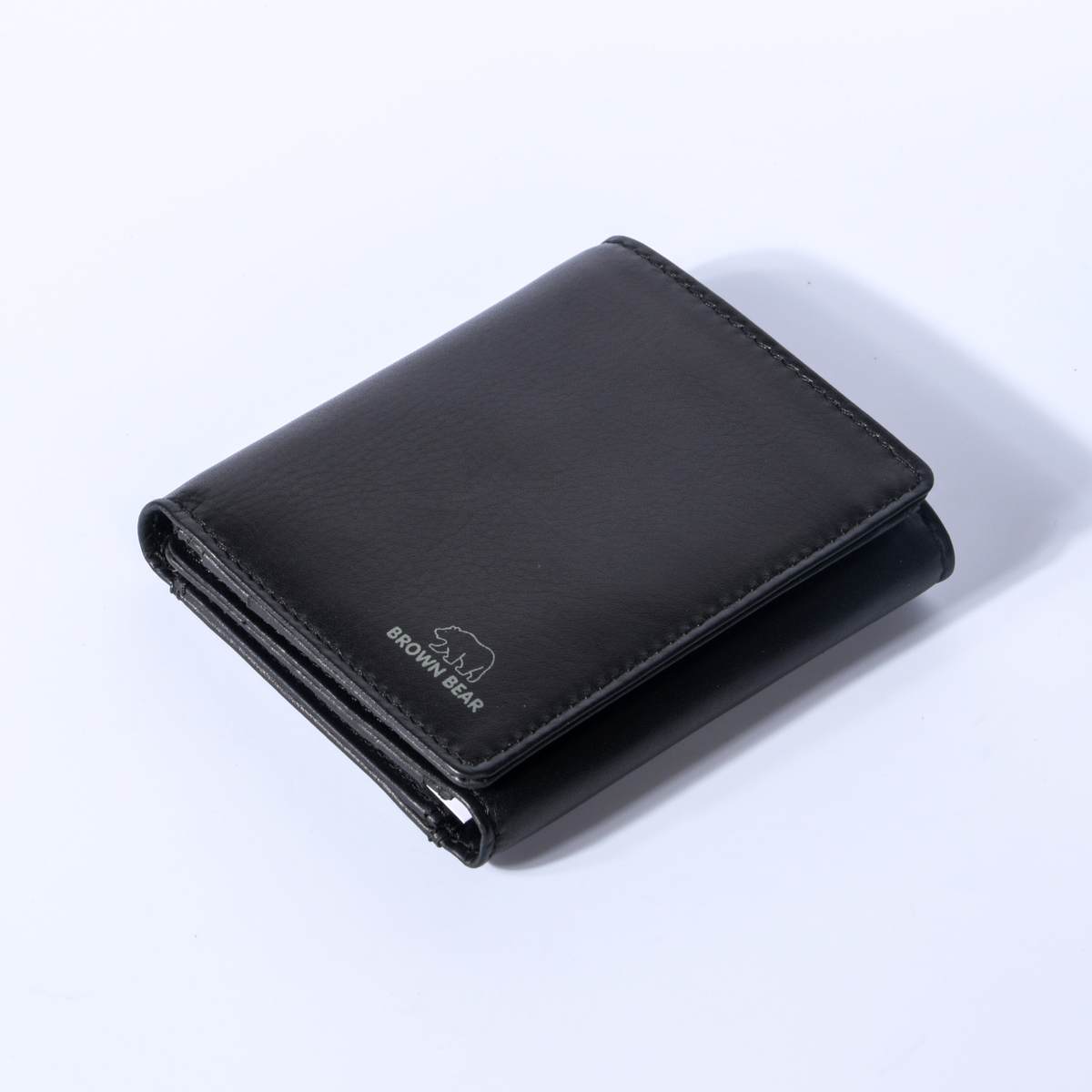 Brown Bear Slim Line Tri Fold Wallet