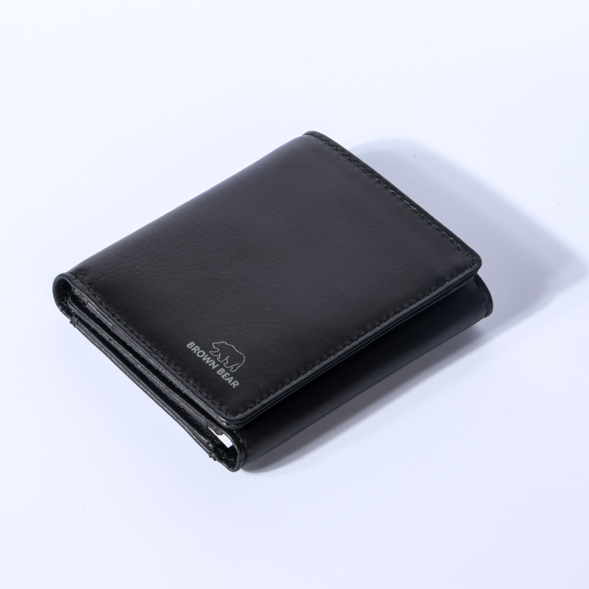 Brown Bear Slim Line Tri Fold Wallet