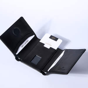 Brown Bear Slim Line Tri Fold Wallet — Detail View 40 | Brown Bear Leather