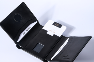 Brown Bear Slim Line Tri Fold Wallet — Detail View 40 | Brown Bear Leather