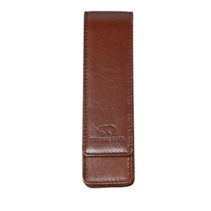 Brown Bear Classic Pen Case Organizer for 2 Pens in … — Detail View 20 | Brown Bear Leather