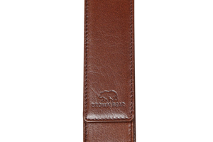 Brown Bear Classic Pen Case Organizer for 2 Pens in … — Detail View 20 | Brown Bear Leather