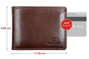 Classic Heritage Genuine Leather Wallet for Men | Br… — Detail View 13 | Brown Bear Leather