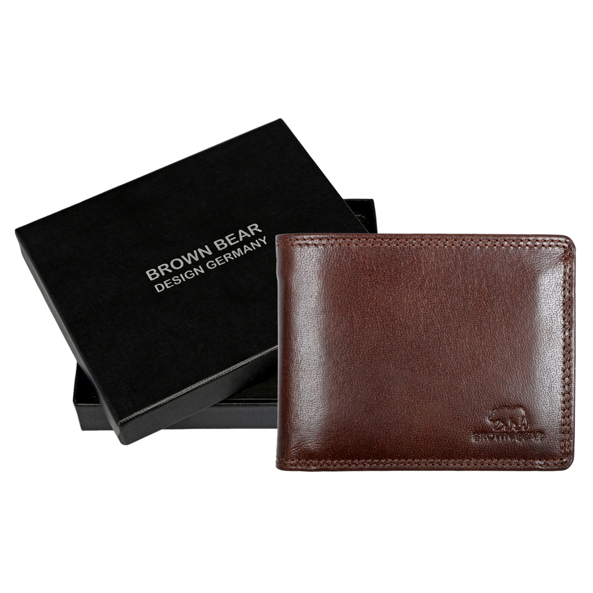 Classic Heritage Genuine Leather Wallet for Men | Brown Bear